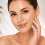 Glowing and hydrated skin result after skin booster injections at Sparkle Clinic Dubai