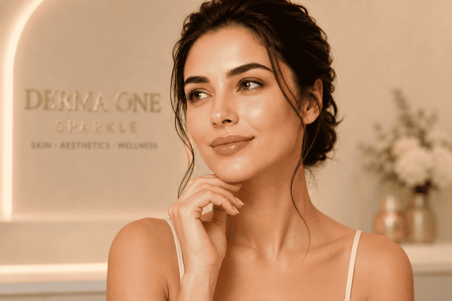 natural youthful appearance after anti wrinkle treatment in dubai