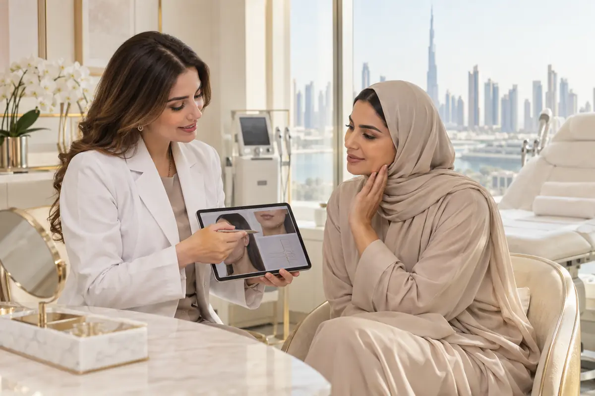 Endolift in Dubai consultation for skin tightening and contouring