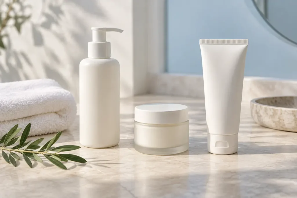 Gentle skincare routine to support skin during purging