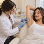 illustrativeimage of underarm Botox in Dubai for excessive sweating.